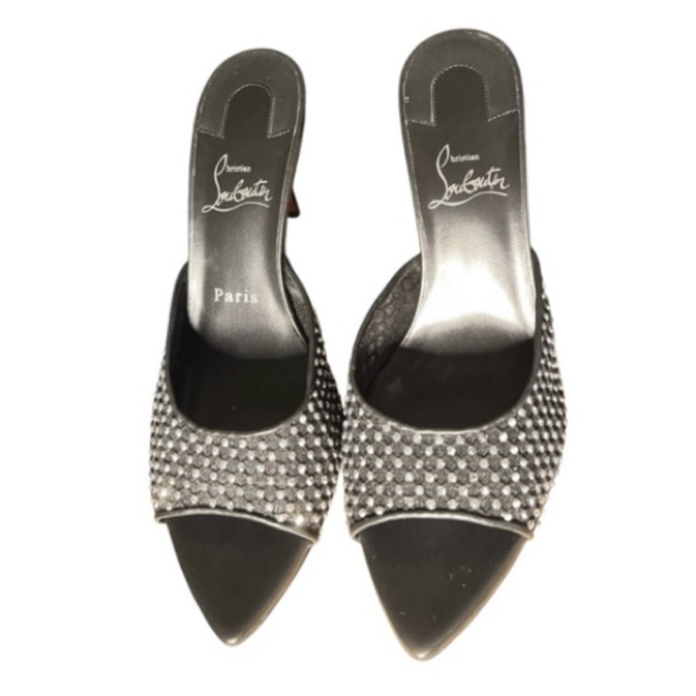 💰⬇️ CHRISTIAN LOUBOUTIN 
Apostropha Mule Mesh Strass 80 - Picture 12 of 13